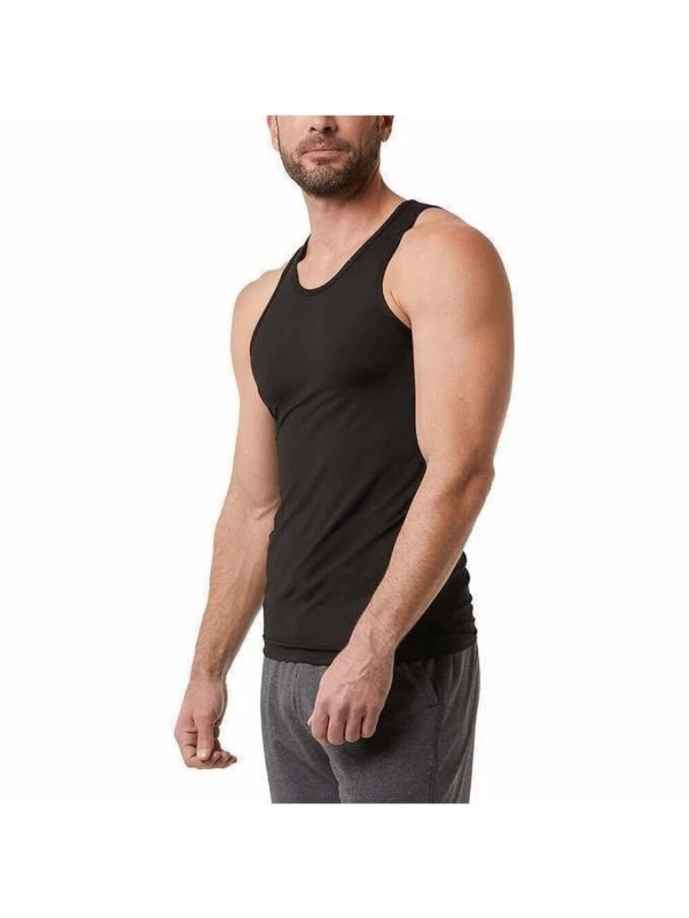 NWT 32 Degrees Cool Men's S Comfort Mesh Tank Top Black 3-Pack Breathable